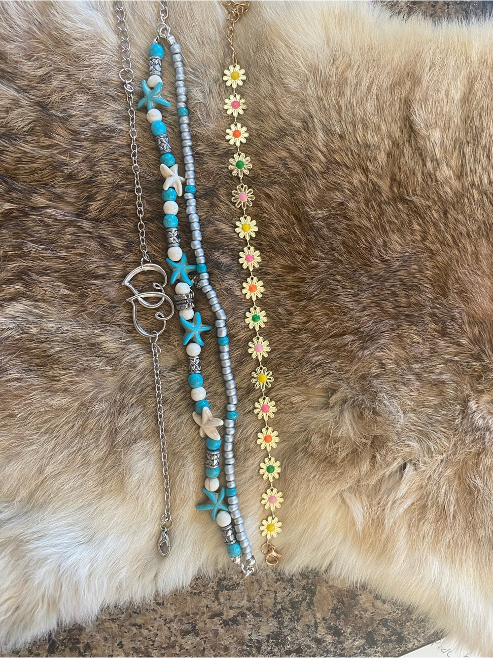 3 anklet or bracelet costume - Women Jewelry